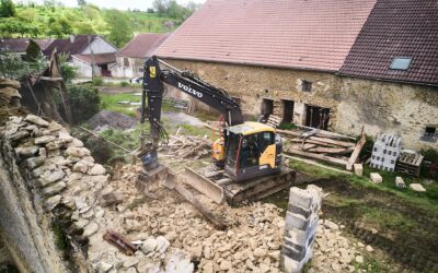 Démolition de maison à Langres